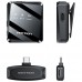 Бездротовий подвійний петличний мікрофон Vention USB-C 2-Pack Wireless Lavalier Black (NCBB0)