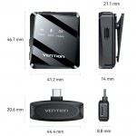 Бездротовий подвійний петличний мікрофон Vention USB-C 2-Pack Wireless Lavalier Black (NCBB0) Бездротовий подвійний петличний мікрофон Vention USB-C 2-Pack Wireless Lavalier Black (NCBB0)