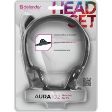 Гарнітура Defender Aura HN-102 2х3 5мм Black (63102)