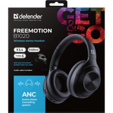 Гарнітура Defender FreeMotion B1020 Bluetooth ANC Black (62020)