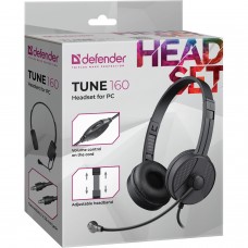 Гарнітура Defender Tune 160 2x3 5мм 1 8м Black (63164)