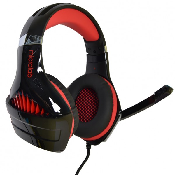 Гарнітура Microlab G6 3 5мм+USB Black-Red (G6_b+r)