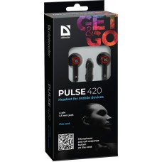 Гарнітура для смартфонів Defender Pulse 420 Red (63424)