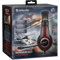 Ігрова гарнітура Defender Warhead G-185 червоно-Black (64106)