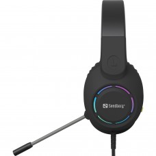 Ігрова гарнітура Sandberg BossBlaster USB кабель 2м RGB Black (126-49)