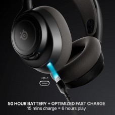 Ігрова гарнітура SteelSeries Arctis Nova 7P Gen 2 Wireless Black PC/PS/SW/MAC/MOB (61744)
