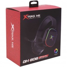 Ігрова гарнітура XTRIKE ME GH-606 XBOX/PS/PC USB+3 5 мм статичне RGB кабель 2м Black (GH-606) Ігрова гарнітура XTRIKE ME GH-606 XBOX/PS/PC USB+3 5 мм статичне RGB кабель 2м Black (GH-606)