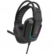 Ігрова гарнітура XTRIKE ME GH-712 USB+3 5мм RGB кабель 2м Black (GH-712) Ігрова гарнітура XTRIKE ME GH-712 USB+3 5мм RGB кабель 2м Black (GH-712)