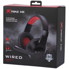 Ігрова гарнітура Xtrike ME HP-312 2x3 5мм XBOX/PS/PC чорно-червона (HP-312)