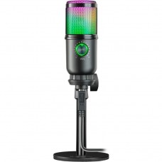 Ігровий стрім мікрофон Defender Glow GMC 400 USB RGB 1 3 м (64640)