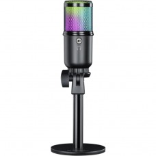 Ігровий стрім мікрофон Defender Glow GMC 400 USB RGB 1 3 м (64640)