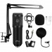 Ігровий стрім мікрофон Media-Tech Професійний набір XLR USB Black (MT397K)