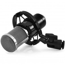 Ігровий стрім мікрофон Media-Tech Професійний набір XLR USB сріблястий (MT397S)