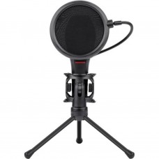 Ігровий стрім мікрофон Redragon Quasar GM200 USB підставка кабель 1 5м (78089)