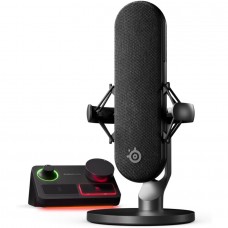 Ігровий стрім мікрофон SteelSeries Alias Pro RGB XLR Stream Mixer 1" Capsule (61597)