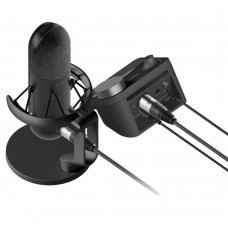 Ігровий стрім мікрофон SteelSeries Alias Pro RGB XLR Stream Mixer 1" Capsule (61597)