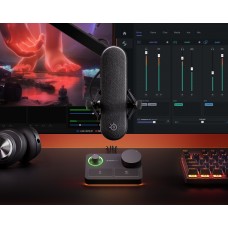 Ігровий стрім мікрофон SteelSeries Alias Pro RGB XLR Stream Mixer 1" Capsule (61597)
