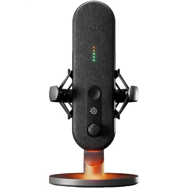Ігровий стрім мікрофон SteelSeries Alias RGB USB 1" Capsule (61601)