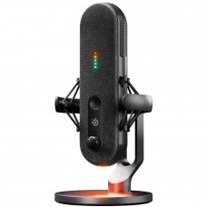 Ігровий стрім мікрофон SteelSeries Alias RGB USB 1" Capsule (61601)