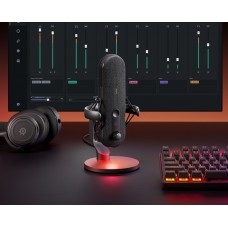Ігровий стрім мікрофон SteelSeries Alias RGB USB 1" Capsule (61601)