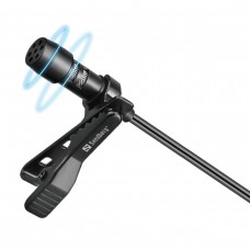 Мікрофон петличний Sandberg Streamer USB Clip USB-A/USB-C провідний кабель 3м Black (126-40)