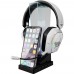 Підставка для гарнітури XTRIKE ME RGB 4xUSB2 0 HUB USB кабель 1 5м Black (HT-09)
