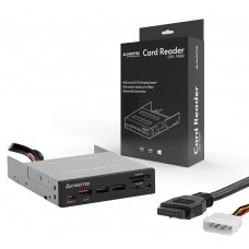 Card Reader 2x USB3.2 2x Type-C,1x PD3.0, 1x QC3.0 USB внутрішній 3.5" чорний CRD-908H Chieftec (CRD-908H)