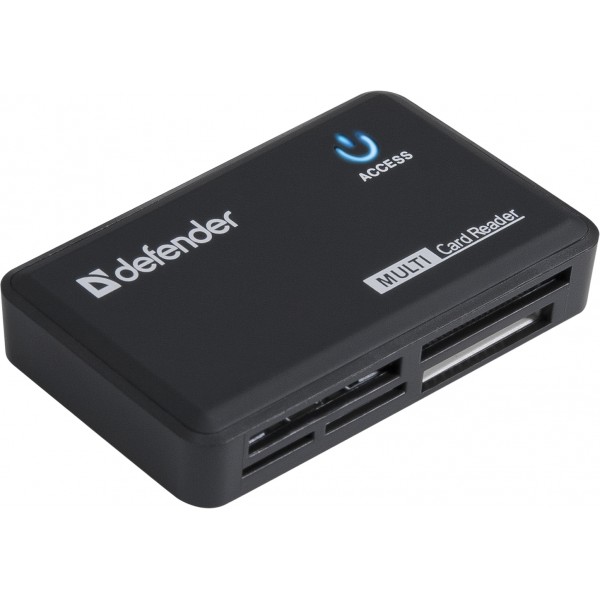 Card Reader Optimus 6-slots USB2.0 compact зовнішній чорний Defender (83501)