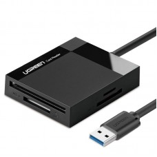Card Reader USB 3.0  SD/TF/CF/MS  4 в 1 кабель 0.5м CR125 Ugreen (30333)