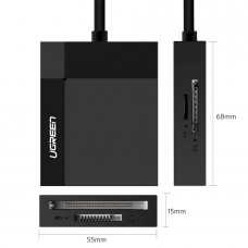 Card Reader USB 3.0  SD/TF/CF/MS  4 в 1 кабель 0.5м CR125 Ugreen (30333)