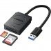 Card Reader USB 3.0 2-слота SD/TF Card 0,15 м кабель CR127 Ugreen (20250)