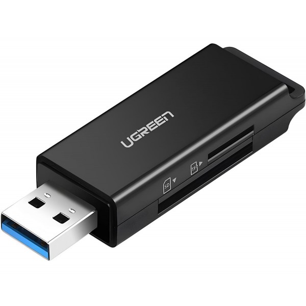 Card Reader USB 3.0 2-слота SD/TF CM104 Ugreen (40752)