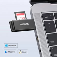 Card Reader USB 3.0 2-слота SD/TF CM104 Ugreen (40752)