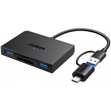 Card Reader USB 3.0 4-in-1 OTG USB-C/USB-A SD/TF  4-in-1 CM812 Ugreen (45167)