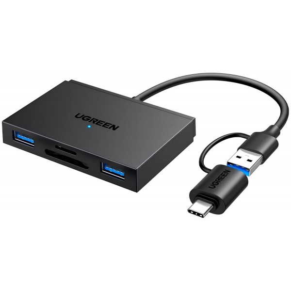 Card Reader USB 3.0 4-in-1 OTG USB-C/USB-A SD/TF  4-in-1 CM812 Ugreen (45167)