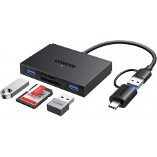Card Reader USB 3.0 4-in-1 OTG USB-C/USB-A SD/TF  4-in-1 CM812 Ugreen (45167)