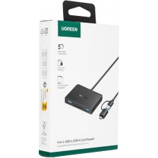 Card Reader USB 3.0 4-in-1 OTG USB-C/USB-A SD/TF  4-in-1 CM812 Ugreen (45167)