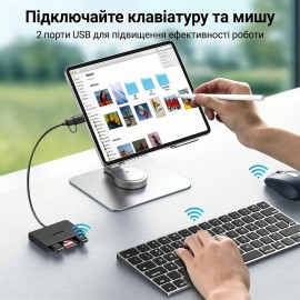 Card Reader USB 3.0 4-in-1 OTG USB-C/USB-A SD/TF 4-in-1 CM812 Ugreen (45167) Card Reader USB 3.0 4-in-1 OTG USB-C/USB-A SD/TF 4-in-1 CM812 Ugreen (45167)