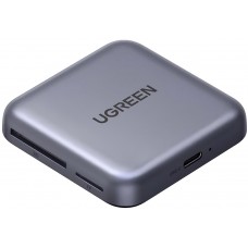 Card Reader USB 3.2 Magnetic USB-C SD/MicroSD UHS-II 312 МБ/с PD 100W CM898 Ugreen (65095)