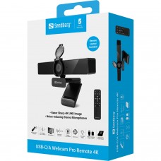 Веб-камера Sandberg 4K Webcam USB-A/USB-C connection ENC Remote control (134-45)
