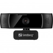 Веб-камера Sandberg Autofocus DualMic Full HD Stereo microphone (134-38)