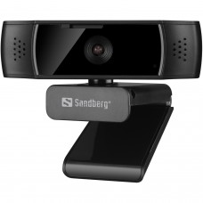 Веб-камера Sandberg Autofocus DualMic Full HD Stereo microphone (134-38)