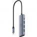Док станція USB3.0 Type-C HDMI 4К30Hz Type-C PD 100Вт 1хUSB-A 3.0 5 Гбіт/с 2хпередачі даних USB- (UH405)