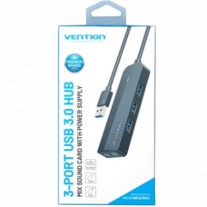 Док станція USB3.0 USBx3 3.0/2хTRS Audio/USB MicroUSB 10W 1.0 м. Vention (CHIBF)