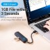 Док станція USB3.0 USBx3 3.0/2хTRS Audio/USB MicroUSB 10W 1.0 м. Vention (CHIBF)