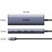 Док-станція USB3.0 Type-C DP4K60Hz/3xUSB-А /2xType-C/100W 5-in-1 CM511 Ugreen (75642)