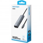 Док-станція USB3.0 Type-C HDMI 4K30Hz /USB 3.0/USB 2.0/Type-C 2.0/ PD 100W Hub 5-in-1 Vention (TGLHB) Док-станція USB3.0 Type-C HDMI 4K30Hz /USB 3.0/USB 2.0/Type-C 2.0/ PD 100W Hub 5-in-1 Vention (TGLHB)
