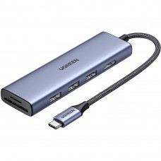 Док-станція USB3.0 Type-C HDMI 4K30Hz/3xUSB-А 3.0/Type-C/PD 100W 6-in-1 CM511 Ugreen (20956A)