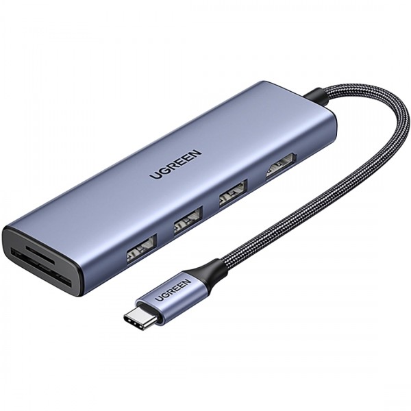 Док-станція USB3.0 Type-C HDMI 4K30Hz/3xUSB-А 3.0/Type-C/PD 100W 6-in-1 CM511 Ugreen (20956A)