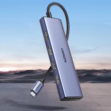 Док-станція USB3.0 Type-C HDMI 4K30Hz/3xUSB-А 3.0/Type-C/PD 100W 6-in-1 CM511 Ugreen (20956A)